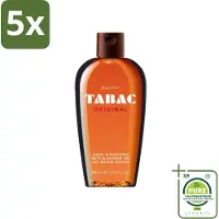 Tabac 5 x Original - Douchegel - Milde reiniging - 400 ml - Grootverpakking - Douchegel - Bad En Douchegel - Milde Reiniging - Huid Verzorging - Hydratatie