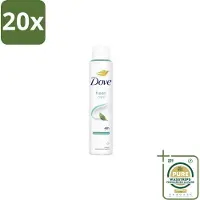 Dove 20 x – Deodorant Spray – Fresh Care – 200 ml - Grootverpakking - Anti-transpirant Spray - Zweetvermindering - Geurvermindering - Fris - Geur
