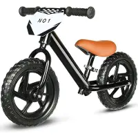 SP Loopfiets - Loopauto - Comfortabele Luchtbanden - Zwart - 84cm x 38cm x 56cm