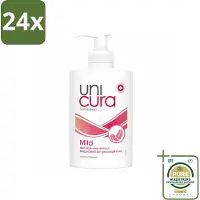 Unicura Vloeibare Handzeep Mild 250 ml - Voordeelverpakking - 24 stuks - Milde handzeep - Handen reinigen