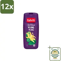 Tahiti – Douchegel – Ylang Ylang - 315 ml - Voordeelverpakking - 12 stuks - Douchegel voor huidverzorging - Exotische geur douchegel