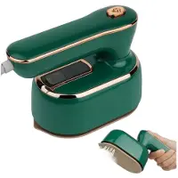 SP Reisstrijkijzer - Mini strijkijzer - Handstomer - Groen - 20cm × 9cm × 10cm