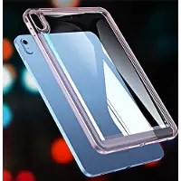 Mobigear Tablethoes geschikt voor Apple iPad Mini 6 (2021) Hardcase Backcover | Crystal | iPad Mini 6 (2021) Case | Back Cover - Transparant / Roze
