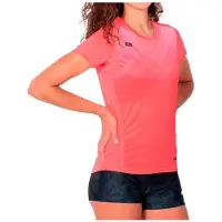 42k Running Motion T-shirt Met Korte Mouwen Oranje L Vrouw