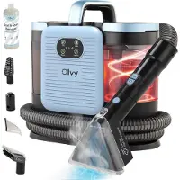 QA Tapijtreiniger met Stoom - 1650W - 100°C Stoomreiniger - Bekledingsreiniger - Vlekkenreiniger - 13.000 Pa Zuigkracht - Zelfreinigend - Voor Tapijt - Bank - Matras - Auto - Inclusief Reinigingsmiddel