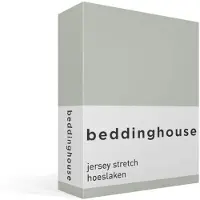 Beddinghouse jersey stretch hoeslaken - 180x200/220 cm - Lits-jumeaux - Grey Green