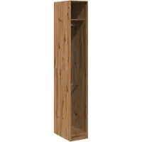 vidaXL Kledingkast 30x50x200 cm bewerkt hout artisanaal eikenkleur