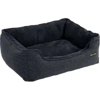 OEM Hondenmand met afneembare hoes donkergrijs, Donkergrijs / L 70 x B 55 x H 21 cm
