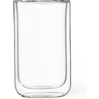 Viva Scandinavia Classic koffie-/Theeglas - Dubbelwandig - Incl. Handvat - 150 ml - Set van 2 Stuks - Transparant