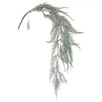 Gasper Kerstdecoratie Varentak Groen besneeuwd 101 cm - Kunstplanten