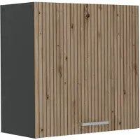 Vicco Hangkast R-Line, Artisanaal eiken/Antraciet, 60 cm met 1 deur
