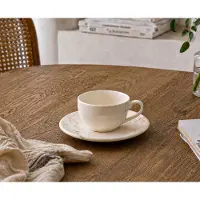 Bonna Koffie kopjes & schotel granix porselein set van 6
