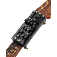 LONGZIMING -Gitaarakkoordhulp – Gitaarakkoordtrainer – Gitaaraccessoire – Draagbaar Ontwerp – Snelle Installatie – Ondersteunt 15+ Akkoorden – Geschikt voor Akoestische Gitaar – 1 Stuk
