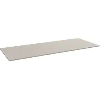 Storke Tavola enkel of dubbel wastafelblad beige granita Solid Surface 130 x 52 cm
