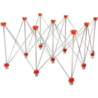 Rubi uitschuifbare werktafel 120 x 120 x 77 cm, belastbaar tot 700 kg ( 28918 )