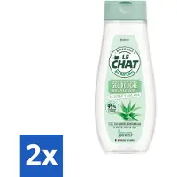 Le Chat 2 x - Douchegel - PH Neutraal - Met Extract Van Aloë Vera - Verfrissend - 300 ml - Douchegel - Aloë Vera - PH Neutraal - Verfrissend - Huidverzorging