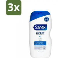 Sanex Douchecrème Expert Skin Health Protector 400 ml - Bulkverpakking - 3 stuks