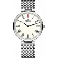 Titoni Tq52718s-608 Quartz 5 Atm 37 Mm Horloge