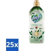 Dreft ECO - Wasverzachter - Gekleurde Was - Witte Bloem - Anti-Veroudering - 38 Wasbeurten - Bulkverpakking - 25 stuks