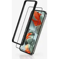 3MK , Set van 2 Tempered Glass voor Google Pixel 9 Pro XL met Applicator Frame, Zwart / Transparant