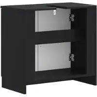 vidaXL Wastafelmeubel UTRECHT, zwart, 59,5 x 31,5 x 59 cm