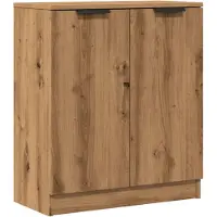 vidaXL Dressoir 60x30x70 cm bewerkt hout artisanaal eikenkleurig