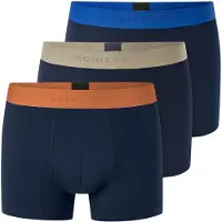 Schiesser Boxershorts '95/5 Cotton' donkerblauw