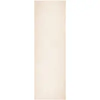 vidaXL Vloerkleed HUARTE laagpolig zacht wasbaar 80x250 cm beige