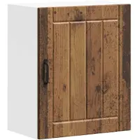 vidaXL Keukenbovenkast Lucca bewerkt hout oud houtkleurig