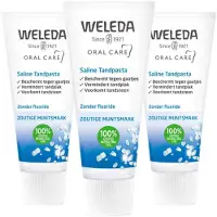 Weleda 3x Tandpasta Saline 75 ml