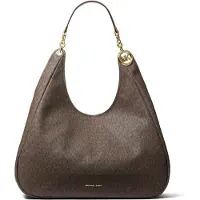 Michael Kors Schoudertas 'Ellie' bruin / donkerbruin