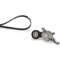Gates Multiriem set K016DPK1215 Gates voor o.a. SEAT, VOLKSWAGEN