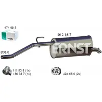 ERNST 012157 Einddemper