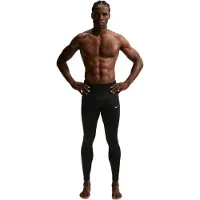 Nike Miler Tight Legging Zwart Zilver