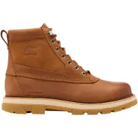 Sorel Heren Waterdichte leren laarzen Lark-47 bruin (43), Leer, Plat, Veters, Casual, Buiten 2181301242