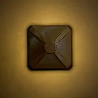 MORETTI Wandlamp buiten Aura Frame, brons / oud-messing, Messing, Landelijk, Wandlamp buiten