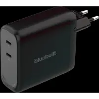 BlueBuilt 140W GaN Oplader met 2 Usb C Poorten Zwart