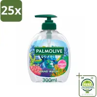 Palmolive 25 x Handzeep Aquarium 300 ml - Grootverpakking - Handzeep - Natuurlijke Ingrediënten - Vegan - PH-neutraal - Zachte Reiniging