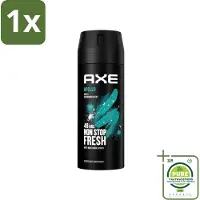 Axe 1 x - Deodorant Bodyspray - 48hrs Fresh - Apollo - Sage & Cedarwoord - 150 ml - Deodorant - Apollo - 48 Uur Bescherming - Frisheid - Geur
