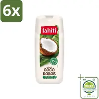 Tahiti - Douchegel - Biologische Kokos - 100% Vegan - 300 ml - Voordeelverpakking - 6 stuks - Douchegel - Kokos