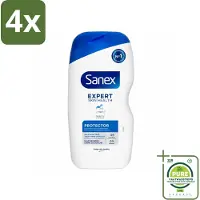 Sanex Douchecrème Expert Skin Health Protector 400 ml - Voordeelverpakking - 4 stuks - - Douchecrème