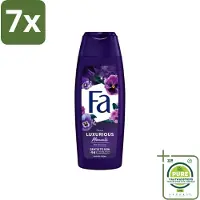 Fa 7 x - Luxurious Moments - Douchecrème - Roze Viooltjes - 250 ml - Grootverpakking - Douchecrème - Roze Viooltjes - Luxe Douche - Huidverzorging - Verfrissende Douche