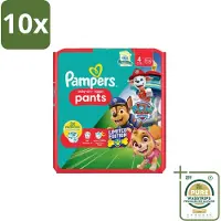 Pampers 10 x – Luierbroekjes – Baby Dry Pants Paw Patrol Maat 4 – 25 Luiers - Grootverpakking - Baby Luier - Luierbroek - Droge Luier - Luier Voor Baby - Luier Met Paw Patrol