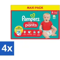 Pampers - Baby-Dry Pants - Luierbroekjes - Maat 4 (9-15 kg) - Extra Droog - 90 Luiers - Voordeelverpakking - 4 stuks