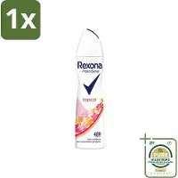 Rexona 1 x - Deodorant Spray - Motion Sense - Tropical - Anti-Transpirant & Perspirant - 150ml- Anti-transpirant - Zweetvermindering - Deodorant - Tropische Geur - 48 Uur Bescherming