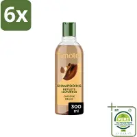 Timotei - Shampoo - Intens Bruin - 300 ml - Voordeelverpakking - 6 stuks - Bruin haar shampoo - Henna shampoo