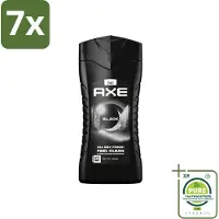 Axe 7 x 3-in-1 Douchegel Black 250 ml - Grootverpakking - Douchegel - - 3-in-1 - Bevroren Peer - Cederhout