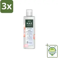 N.A.E. 3 x N.A.E. - Toning Lotion - Zuiverend & Hydraterend - Biologisch & Vegan - 200ml - Grootverpakking - Biologische Toner - Rozenwater Toner - N.A.E. Toner - Vegan Toner - Huidverzorging