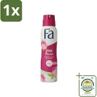 Fa 1 x - Pink Passion - Deodorant Spray - Roze Roos - 150 ml- Deodorant Spray - Anti-vlekken - Roze Roos - Huidvriendelijk - Frisheid