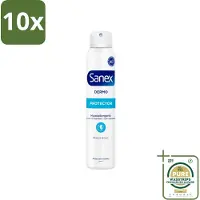 Sanex 10 x Dermo - Deodorant Spray - Hypoallergeen - Anti-Transpirant - 150 ml - Grootverpakking - Deodorant Spray - Hypoallergenisch - Huidbescherming - Transpiratie - Geur
